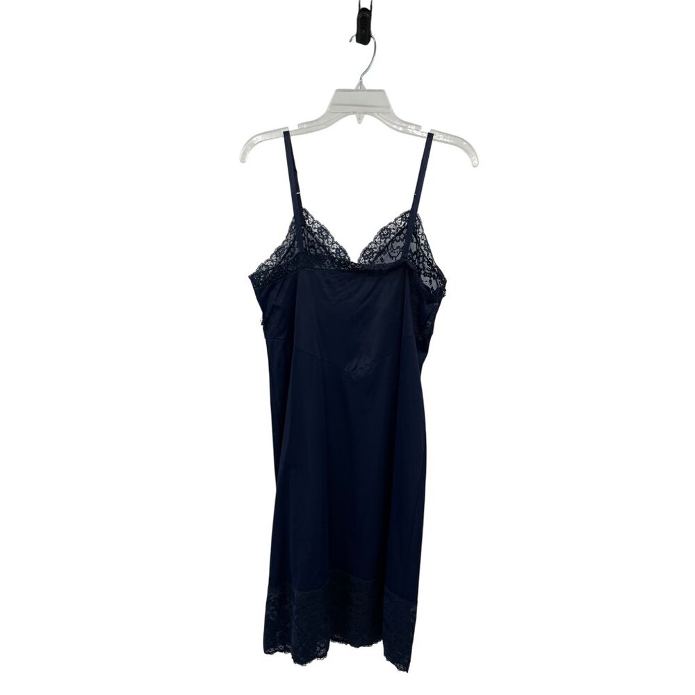 Van Raalte Full Slip Womens 36 Used Blue - Some Issues - See Photos
